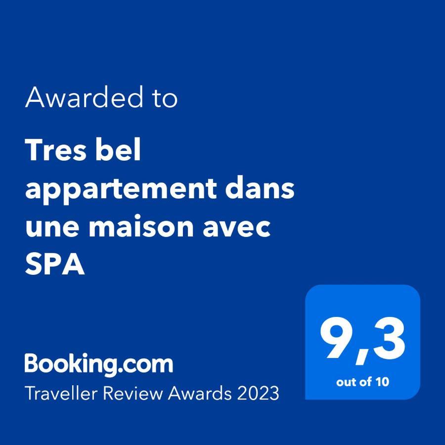 Tres Bel Appartement Dans Une Maison Avec Spa Séez Esterno foto